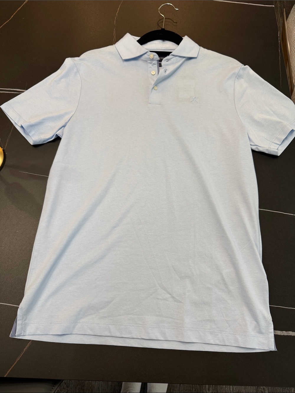 Hackett Pale Blue Short-Sleeve Polo